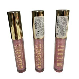Milani Keep It Full Maxxx Lip Plumper Balm 230 Sparkling Pink Set of 3